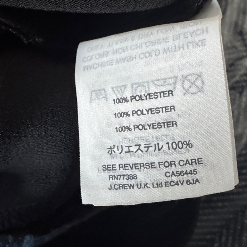 J. Crew Black Wide-Leg Trousers Cropped size 4 MOVING SALE - Picture 4 of 6